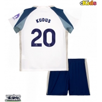 Tottenham Hotspur Mohammed Kudus #20 Replica Home Minikit 2025-26 Short Sleeve (+ pants)
